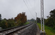 Widok na nową łącznicę kolejową w Lublinie, fot. Magdalena Janus