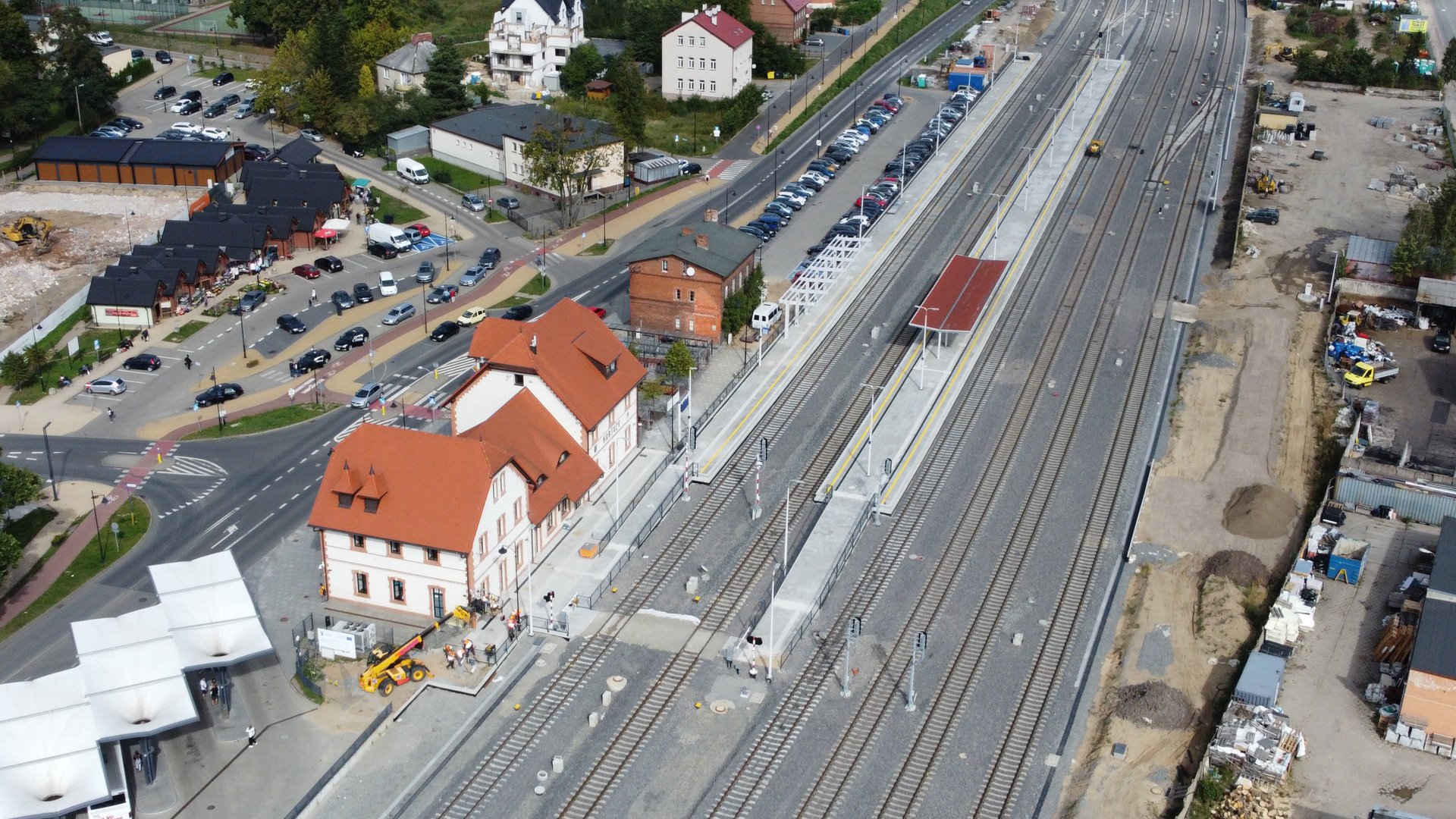 Stacja Kartuzy z lotu ptaka. fot. Piotr Piwarski (2)