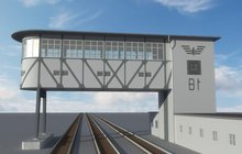 Wizualizacja nastawni bramowej w Bytomiu, fot. PKP Polskie Linie Kolejowe S.A. (2)