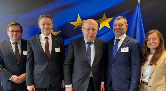 Spotkanie spółek kolejowych z europejskim komisarzem do spraw obrony. fot. PKP SA