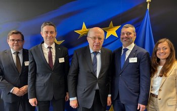 Spotkanie spółek kolejowych z europejskim komisarzem do spraw obrony. fot. PKP SA