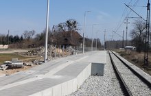 Nadolice Wielkie - nowy peron i tor kolejowy, fot. PLK