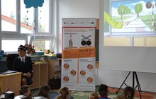 Prelekacja w szkole w ramach akcji „Październik miesiącem edukacji”, fot. IZ Skarżysko-Kamienna