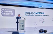 Przemowa prezesa PLK SA Ireneusza Merchel. Autor Jacek Kamiński