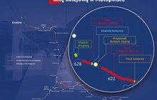 Linia Podłęże - Piekiełko odcinek Szczyrzyc-Tymbark PLK
