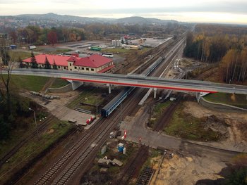 Wiadukt drogowy w Trzebini.