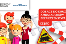 Rodzina Ambasadorów Bezpieczeństwa (mama, tata,brat i siostra), napis dołącz od drużyny ambasadorów bezpieczeństwa cz. 1