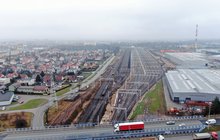 Widok na nowe tory na stacji Ełk Towarowy, fot. Paweł Chamera PKP Polskie Linie Kolejowe SA