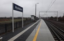 Zdjęcie do informacji prasowej - peron na stacji Mysłaków