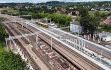 Modernizowana stacja Kraków Batowice, widok z lotu ptaka, fot. Piotr Hamarnik (2)