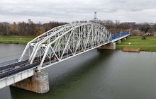 Most na małej obwodnicy kolejowej w Krakowie, widok z lotu ptaka, fot. Piotr Hamarnik (1)