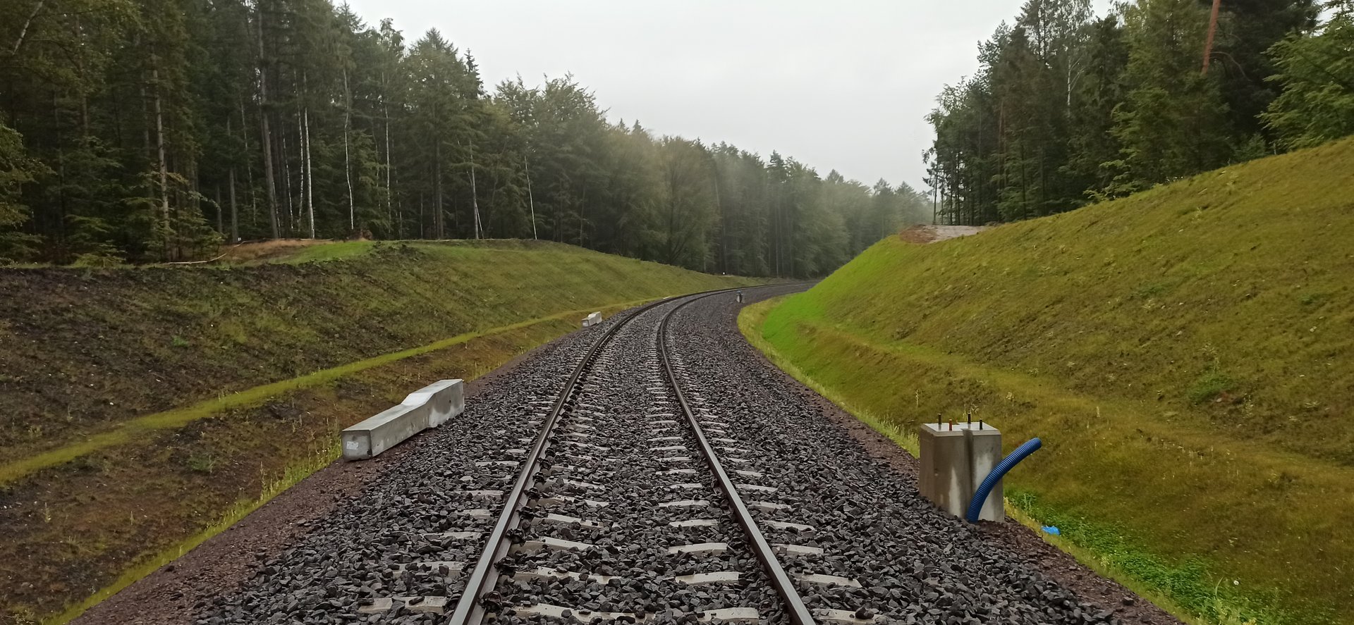 Nowy tor na łącznicy w obrębie stacji Kartuzy. fot. Piotr Piwarski
