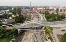 Opole Główne - widok na tory i prace modernizacyjne na stacji, fot. Adam Roik