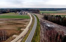 Nowa łącznica kolejowa Czarnca - Włoszczowa Północ, widok z lotu ptaka, fot. Krzysztof Dzidek (3)