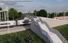 Wizualizacja - kładka Henrykowska (2)