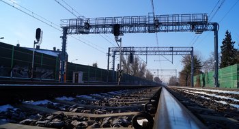 Stanowisko systemu DSAP na linii kolejowej fot Maciej Szaraniec PKP Polskie Linie Kolejowe SA