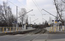 Łódź Andrzejów Szosa, odnowione perony wyposażone w ławki i wiaty, fot. PLK