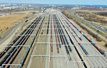 Nowe tory, pociągi towarowe na stacji Gdańsk Port Północny. Fot. Szymon Danielek PKP PLK 