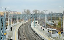 Częstochowa Raków, dwa nowe perony widziane z lotu ptaka, fot. Katarzyna Głowacka
