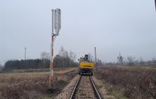 Relokacja szyn na szlaku Tarnobrzeg - Ocice linii kolejowej nr 25, fot. Paweł Babiarz (2)