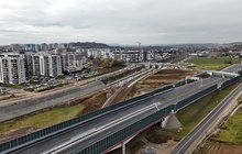 Plac budowy nowego przystanku kolejowego Kraków Piastów, widok z lotu ptaka, fot. Piotr Hamarnik (6)