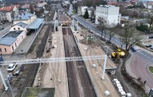 Prace na stacji Ostróda. fot. Damian Strzemkowski PLK