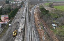 Budowa nowej łącznicy, fot. Paweł Mieszkowski PKP Polskie Linie Kolejowe SA