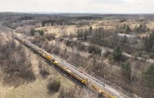 Prace PUN linii kolejowej 154 szlak podg Przemiarki – Dąbrowa Górnicza Towarowa_3. autor K.Ścigała