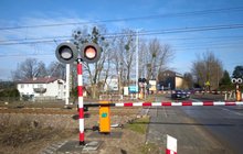 Przejazd kolejowo-drogowy na stacji Olsztyn Gutkowo. fot. Beata Zemsta PLK