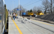 Nowe perony na stacji Skoczów, fot. Katarzyna Głowacka