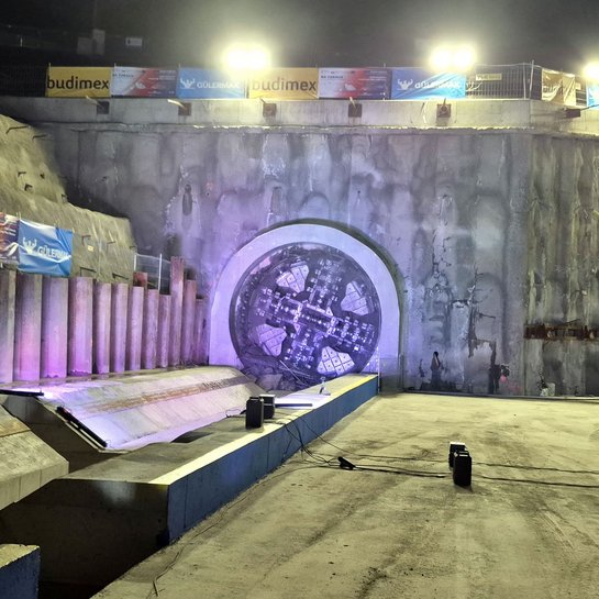 Tarcza TBM Kinga po przebiciu w Mordarce, fot. Piotr Hamarnik (1)