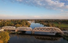 Kolejowy most nad Warta koło Kostrzyna fot. Katarzyna Wcisło (2)