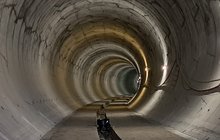 Jednotorowy tunel na linii średnicowej w Łodzi fot. Piotr Grabowski