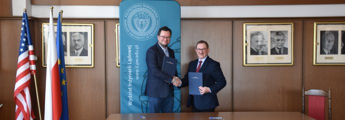 Podpisanie porozumienia o współpracy z Wydziałem Inżynierii Lądowej Politechniki Warszawskiej na zdjęciu Marcin Mochocki czlonek zarządu PLK SA fot. PLK SA