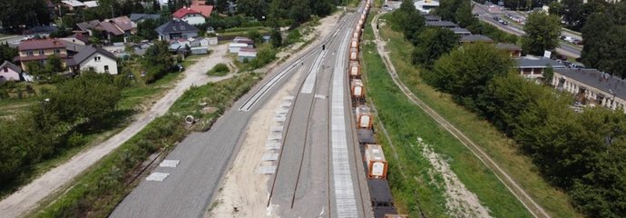 Tory na odcinku Dębica - Mielec