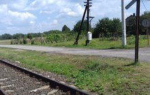 Tor linii kolejowej nr 25 Mielec - Dębica - po prawej str. linii będzie przystanek kolejowy Chorzelów Południowy, fot. Marek Garduła