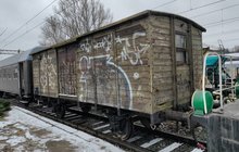Wagon z Kłodzka XH 826057 podczas transportu Fot Krzysztof Jakubina