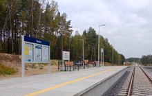 Nowy peron na przystanku Raduń. fot. Krzysztof Piotrowski PLK