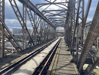 Przęsło mostu kolejowego w Przemyślu fot. Dorota Kuźmińska (1)