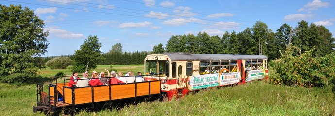 Kolejka Towarzystwa Koszalińskiej Kolei Wąskotorowej. Autor zdjęcia - Towarzystwo Koszalińskiej Kolei Wąskotorowej