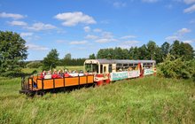 Kolejka Towarzystwa Koszalińskiej Kolei Wąskotorowej. Autor zdjęcia - Towarzystwo Koszalińskiej Kolei Wąskotorowej