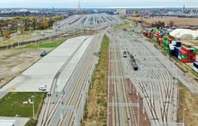 Nowe tory do Portu Gdańsk i plac ładowni. fot. Szymon Danielek PKP PLK