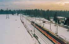 Pociąg na trasie do Zakopanego, fot. Łukasz Hachuła