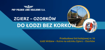 Plansza tytułowa filmu Zgierz - Ozorków: Do Łodzi bez korków