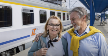 Kadr z filmu ERTMS – Seniorzy lubią kolej!
