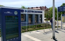 Nowy wyświetlacz na przystanku Olsztyn Zachodni. fot. Przemysław Zieliński