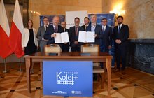 Podpisanie umowy w Programie Kolej Plus „Uzupełnienie sieci kolejowej o połączenie kolejowe Jastrzębia-Zdroju z Katowicami”