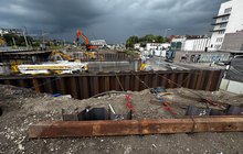 Stacja Katowice, prace przy wiaduktach kolejowych, fot. Łukasz Hachuła, źródło Polskie Linie Kolejowe 2