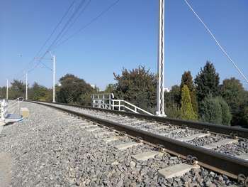 Widok na nową łącznicę kolejową w Lublinie, fot. Magdalena Janus