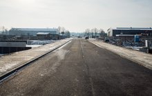 Droga tymczasowa w stacji Pyrzowice Lotnisko, fot. Szymon Grochowski 2